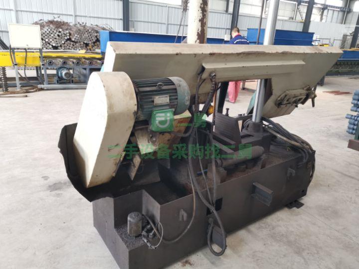 8成新臥式金屬帶鋸床4680mm×34mm×1.1mm四川省