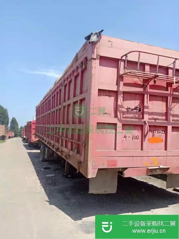 出售一批14米側(cè)翻半掛車(chē) 原車(chē)原版 價(jià)格美麗