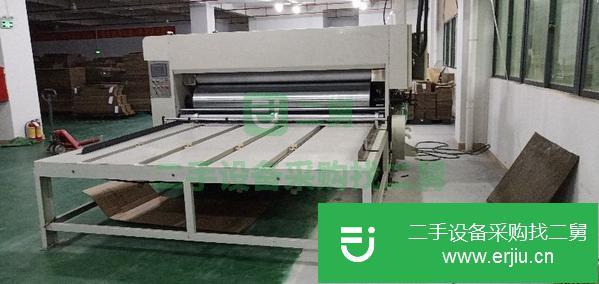 轉(zhuǎn)讓紙箱廠生產(chǎn)線 二手紙箱機(jī)械  水墨印刷機(jī)開槽模切打角釘