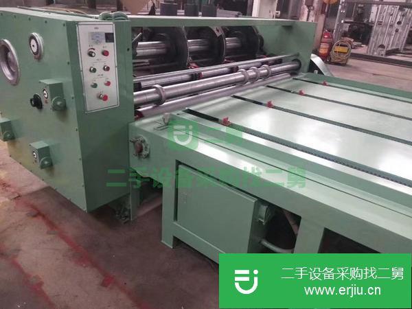 轉(zhuǎn)讓紙箱廠生產(chǎn)線 二手紙箱機(jī)械  水墨印刷機(jī)開槽模切打角釘