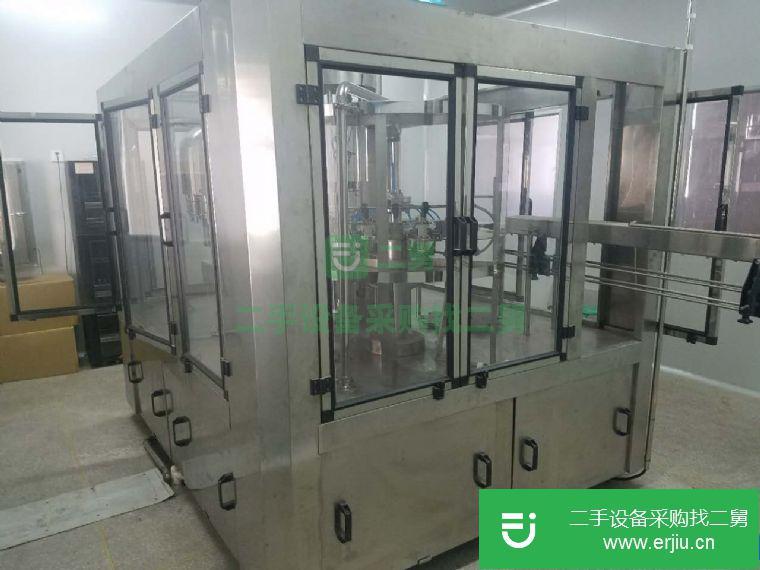 轉(zhuǎn)讓:出售二手16頭三合一玻璃瓶灌裝機，