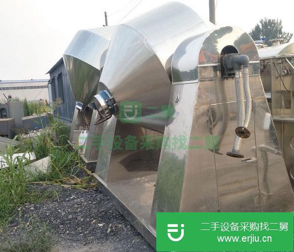轉讓二手2000L搪瓷回轉真空干燥機