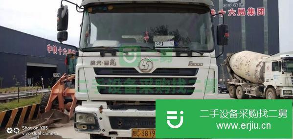 轉讓自用二輛中鐵干活的13年陜汽德龍宇通14方攪拌車,車況良好