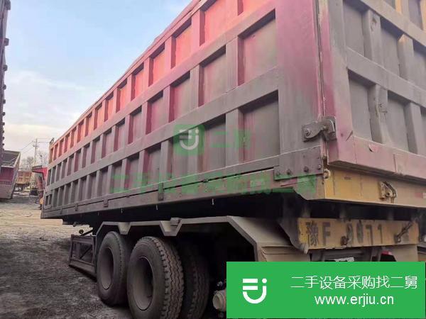 轉讓急售一批10.5米后翻半掛車 原車原版
