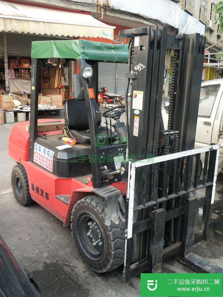 杭叉A35，三節(jié)門架升4.5米標(biāo)準(zhǔn)叉車轉(zhuǎn)讓