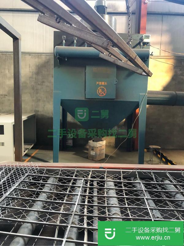 轉(zhuǎn)讓二手通過式拋丸機(jī)帶懸鏈出售