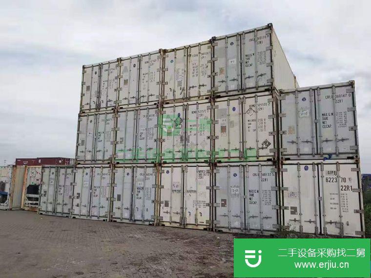 轉(zhuǎn)讓:廣州二手集裝箱冷凍集裝箱貨柜6-9成新集裝箱臨時(shí)倉庫