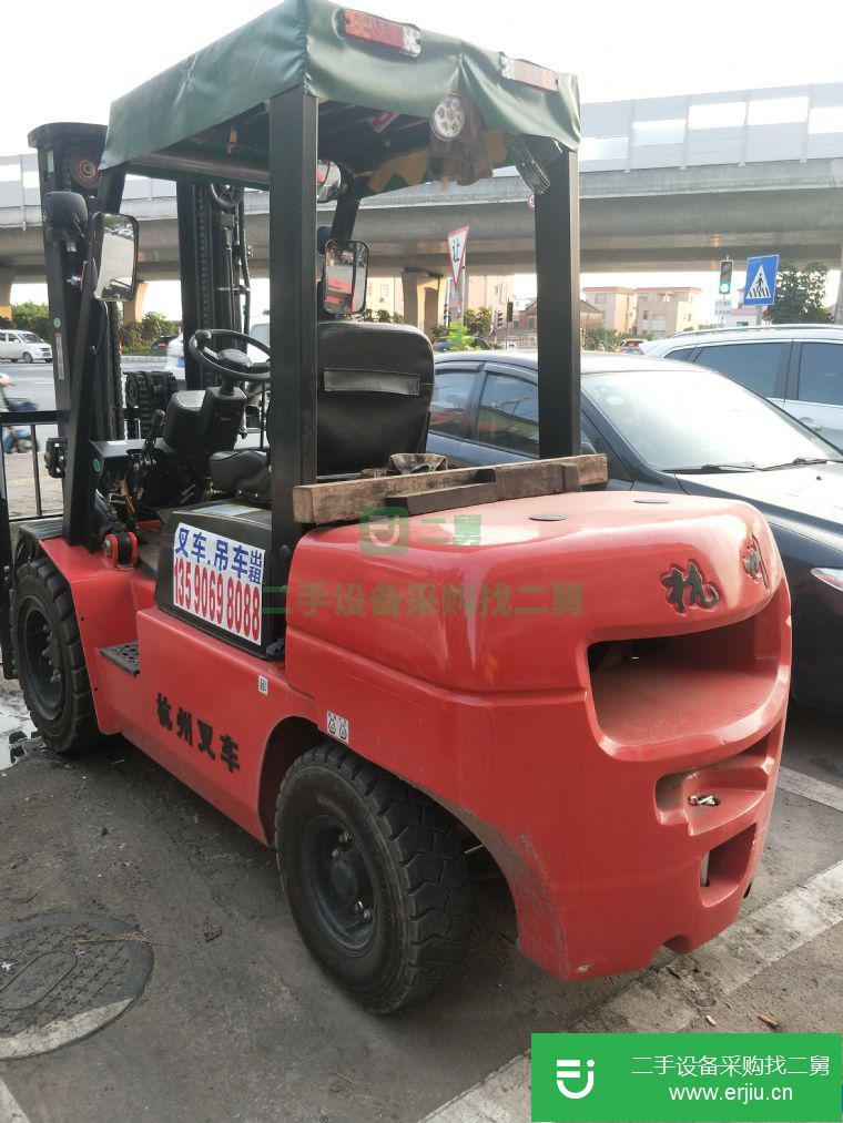 杭叉A35，三節(jié)門架升4.5米標(biāo)準(zhǔn)叉車轉(zhuǎn)讓