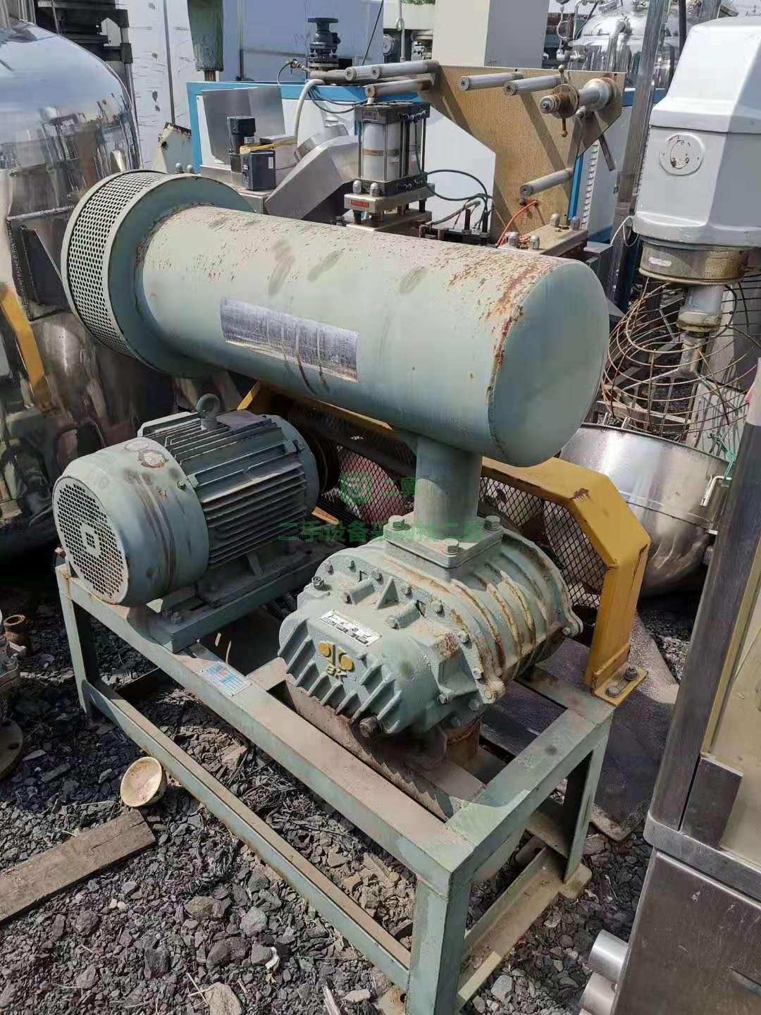 幾乎全新15千瓦高壓羅茨鼓風機，江蘇百事德品牌