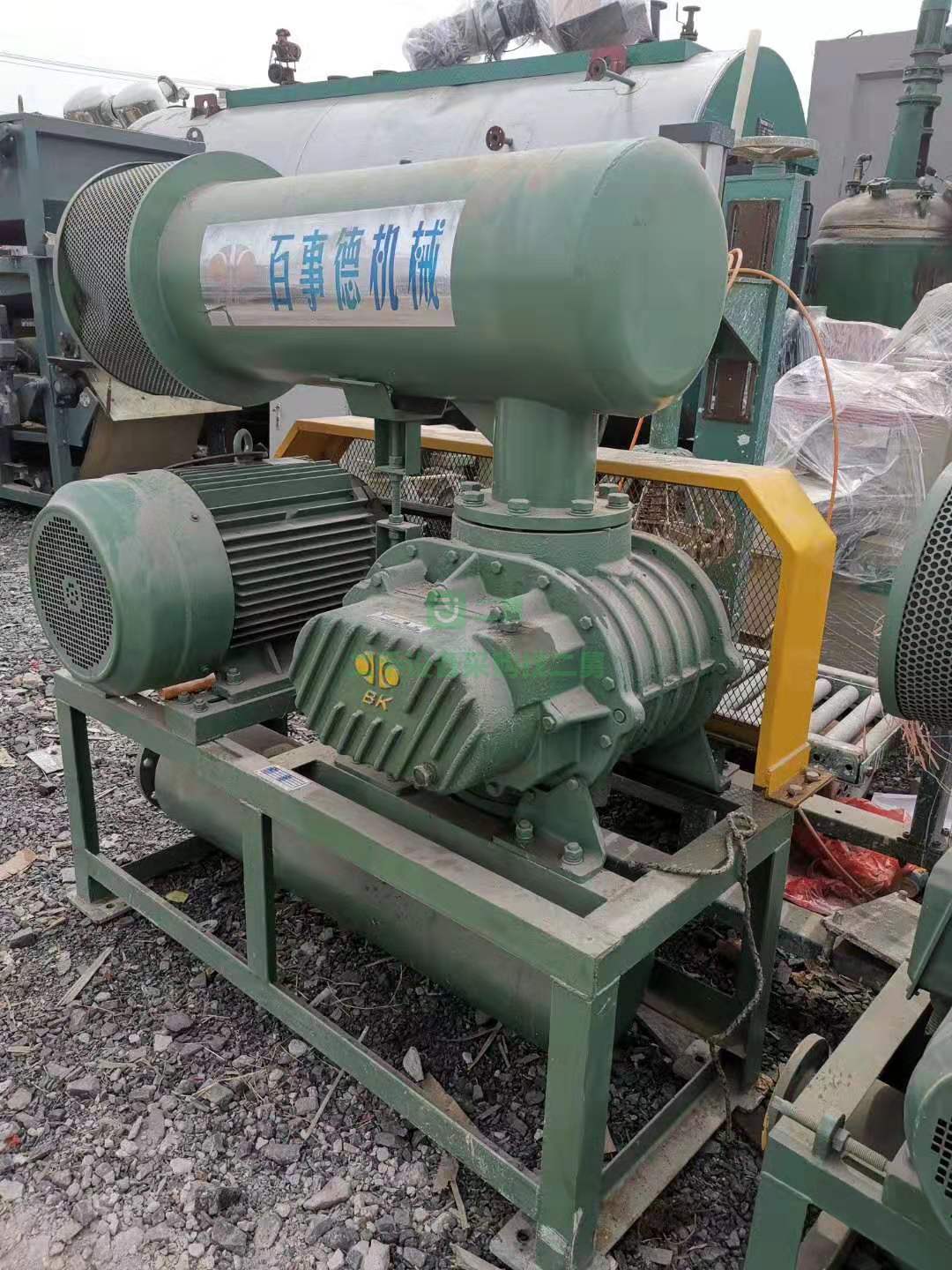 幾乎全新15千瓦高壓羅茨鼓風機，江蘇百事德品牌