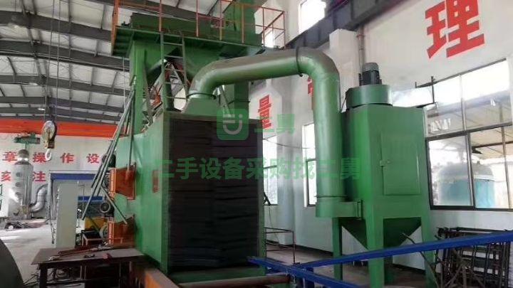 急售9成新拋丸機3750二手拋丸機除塵器，型號全