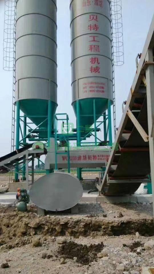 急售9成新新舊水穩、混凝土攪拌站山東貝特400-800型山東