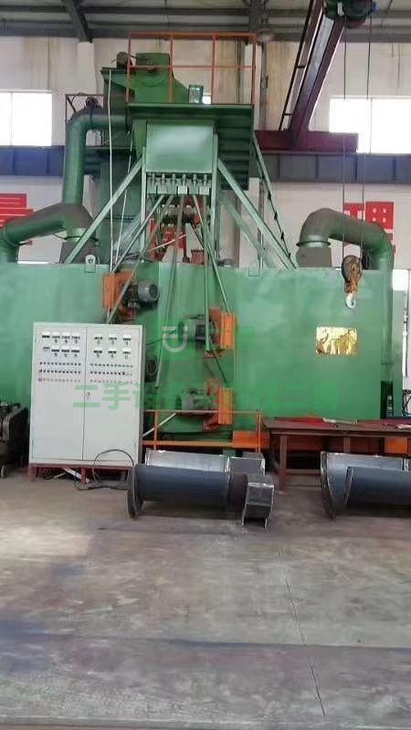 急售9成新拋丸機3750二手拋丸機除塵器，型號全