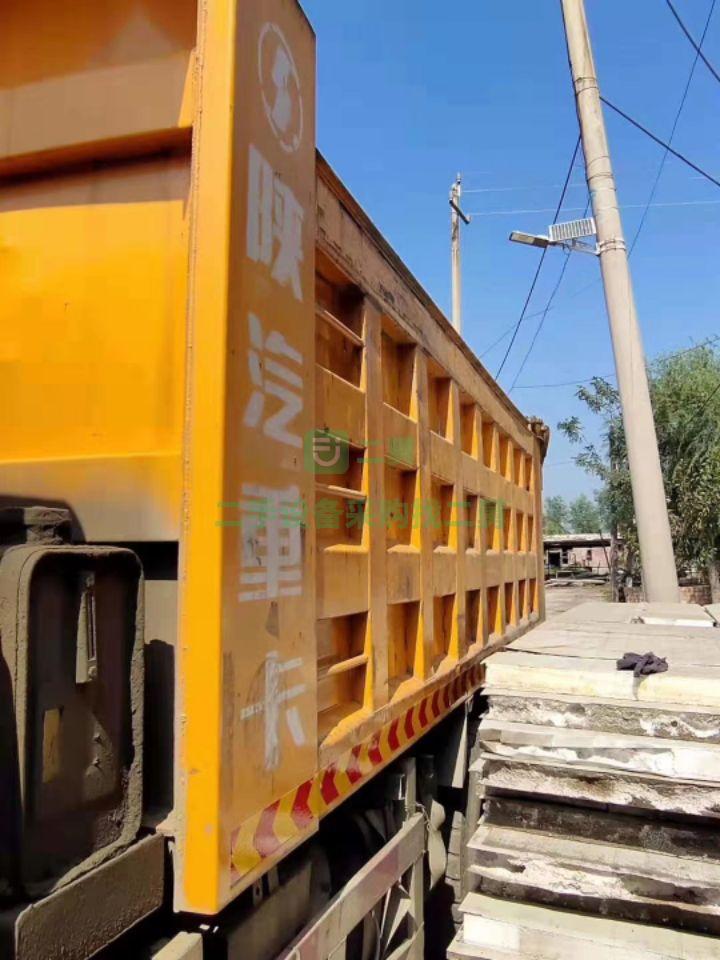 8成新二手后八輪工程自卸車(chē)陜汽奧龍河北省保定市
