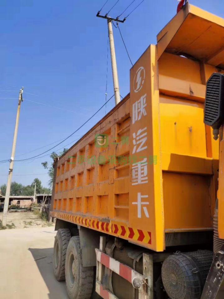 8成新二手后八輪工程自卸車(chē)陜汽奧龍河北省保定市