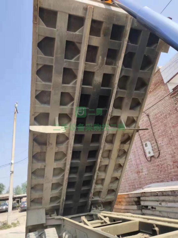 8成新二手后八輪工程自卸車(chē)陜汽奧龍河北省保定市
