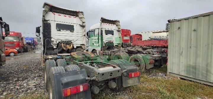 急售9成新牽引車重汽汕德卡牽引車頭雙驅輕體 支持分期