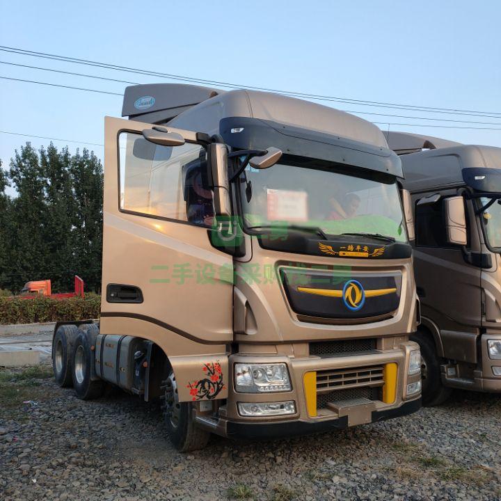 分期銷售二牽引車頭 東風天龍旗艦牽引車雙驅輕體 520馬力