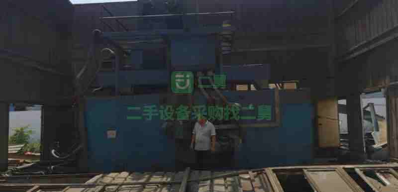 通過拋丸機，鋼構拋丸機，環保脈沖除塵器，8拋丸器，重25噸，支持現場驗貨 8成新拋丸機河北省-滄州市