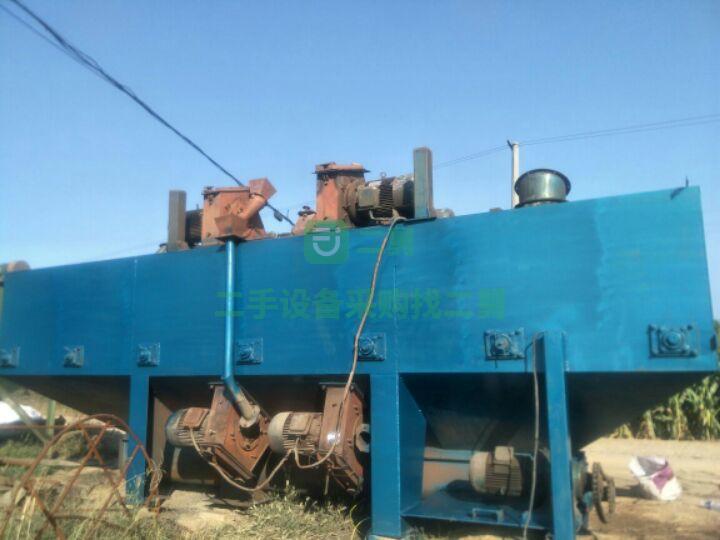 急售9成新拋丸機除塵器二手設備通過試拋丸機低價價出售寬度2米