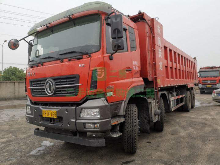 9成新東風天龍前四后八8米6自卸車東風天龍前四后八自卸車東風