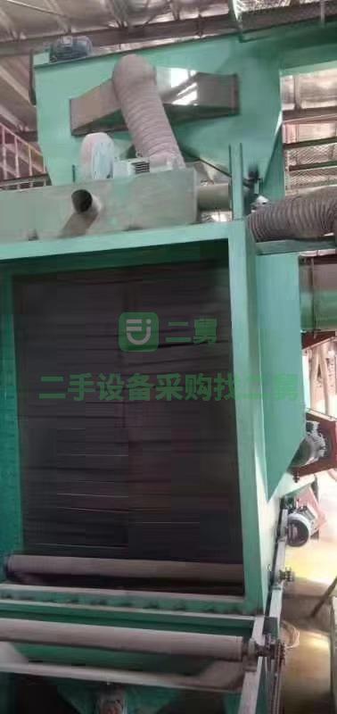 急售9成新鋼構(gòu)通過(guò)式拋丸機(jī)1820河北省滄州市