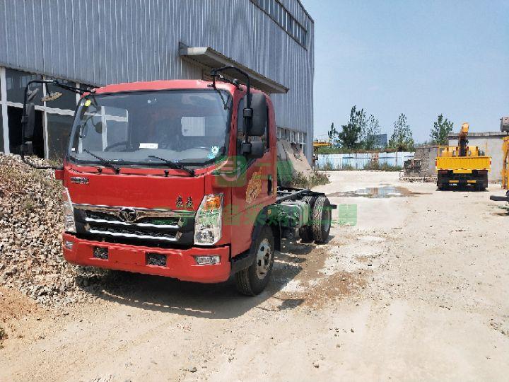 急售9成新二手藍牌隨車吊包上戶重汽豪曼SQS125-4湖北省