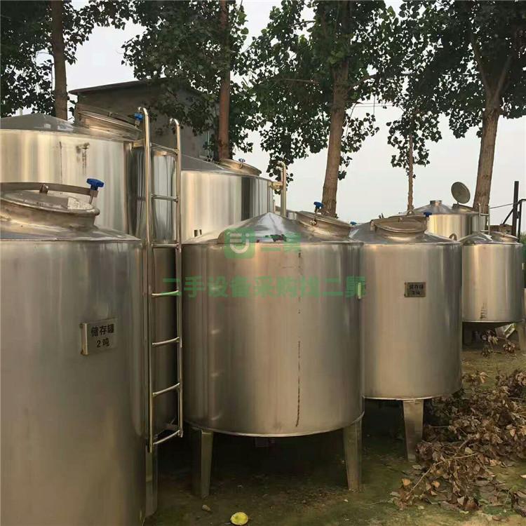 急售9成新不銹鋼攪拌罐1噸2噸3噸5噸6噸8噸電加熱攪拌桶