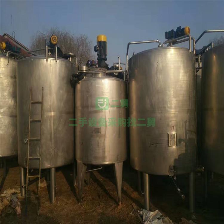 急售9成新不銹鋼攪拌罐1噸2噸3噸5噸6噸8噸電加熱攪拌桶