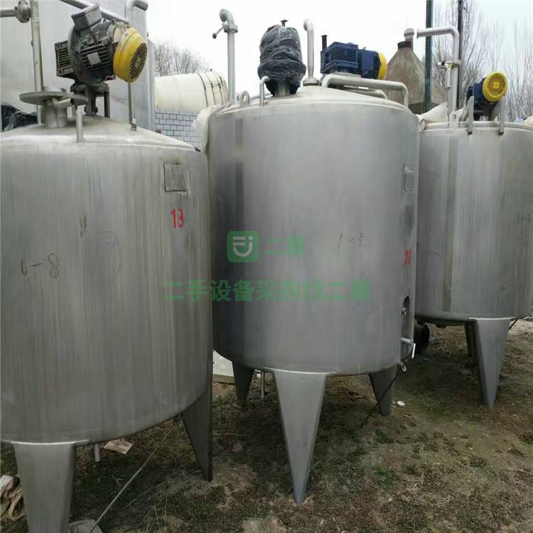 急售9成新不銹鋼攪拌罐1噸2噸3噸5噸6噸8噸電加熱攪拌桶