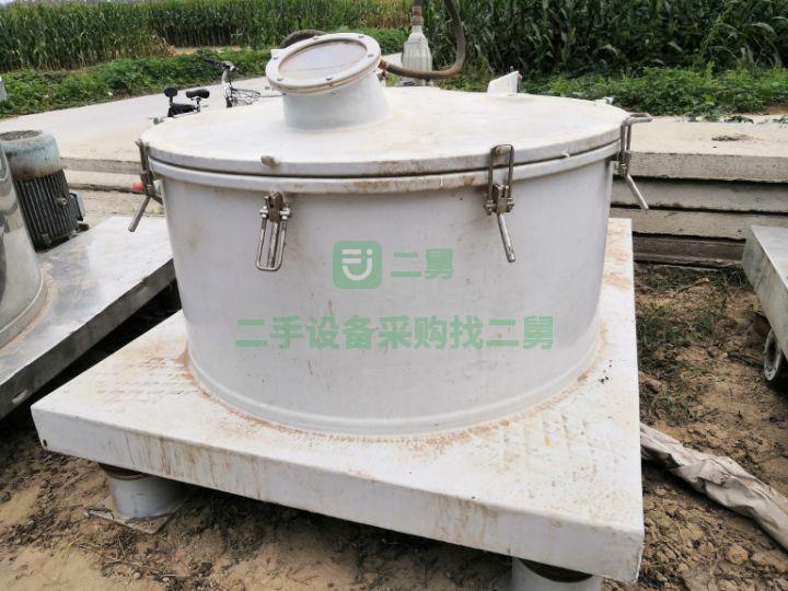 急售9成新離心機1250平板式離心機 平板刮刀 在位出售