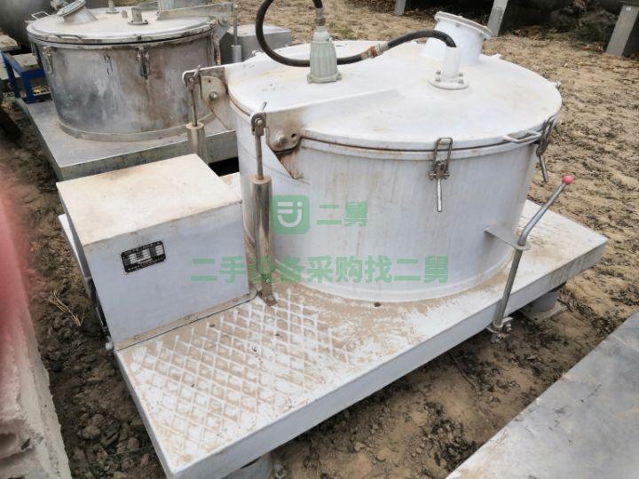 急售9成新離心機1250平板式離心機 平板刮刀 在位出售