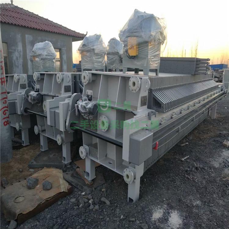 急售9成新壓濾機20平方-600平方隔膜壓濾機 箱式壓濾機污泥板框壓濾機