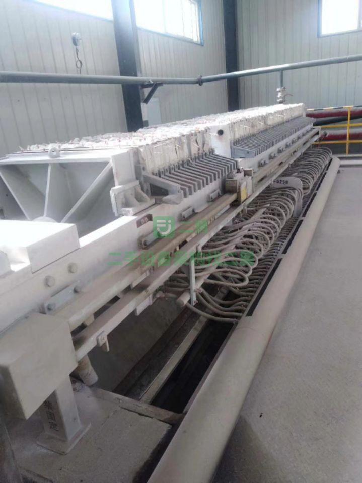急售8成新京津壓濾機120平方自動壓濾機 隔膜壓濾機 出售