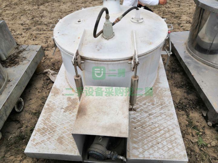 急售9成新離心機1250平板式離心機 平板刮刀 在位出售