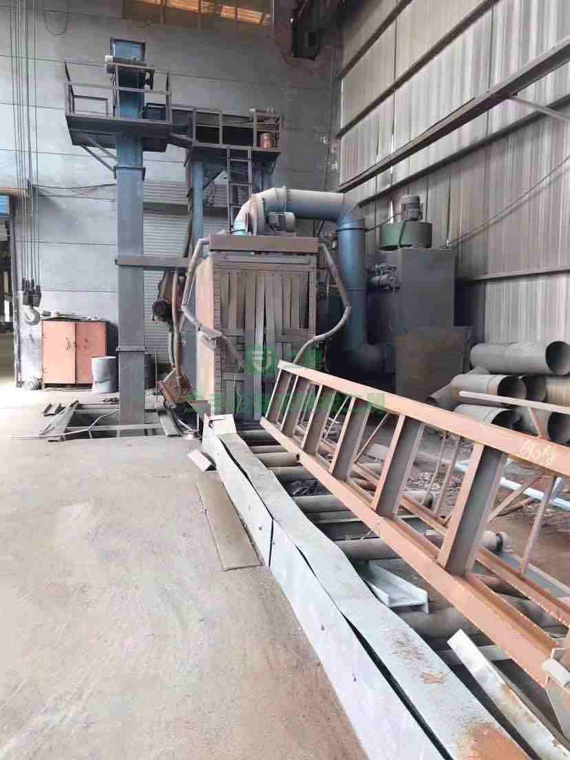 急售8成新急售HP1222-8H型鋼輥道通過式拋丸機(jī)江蘇正達(dá)龍HP1222-8江蘇省-鹽城市