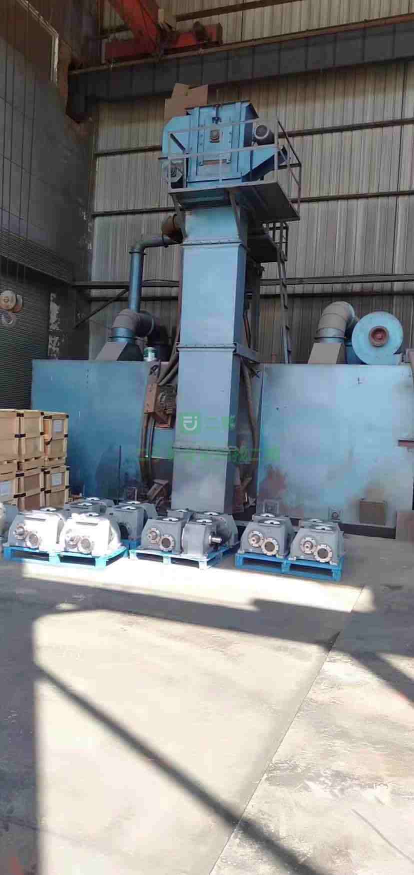 急售8成新急售HP1222-8H型鋼輥道通過式拋丸機(jī)江蘇正達(dá)龍HP1222-8江蘇省-鹽城市