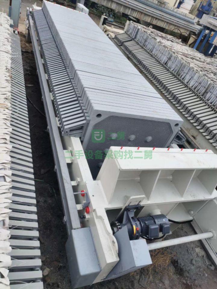急售9成新壓濾機京津自動壓濾機 隔膜壓濾機 廂式壓濾機在出售