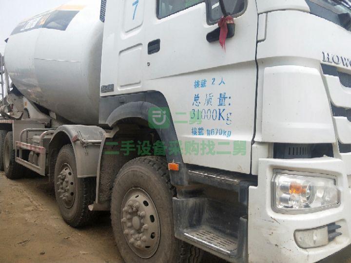 出售二手國五豪沃22方攪拌車380馬力