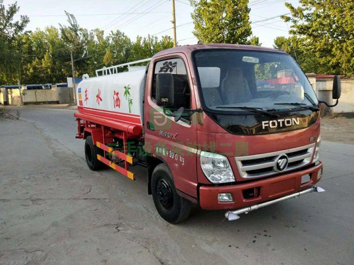 急售8成新灑水車奧鈴五噸灑水車河北省保定市
