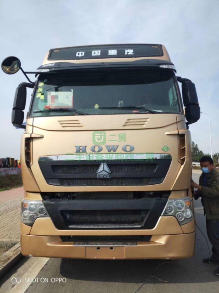 急售9成新牽引車.半掛車天燃氣豪沃國5排放    430馬力