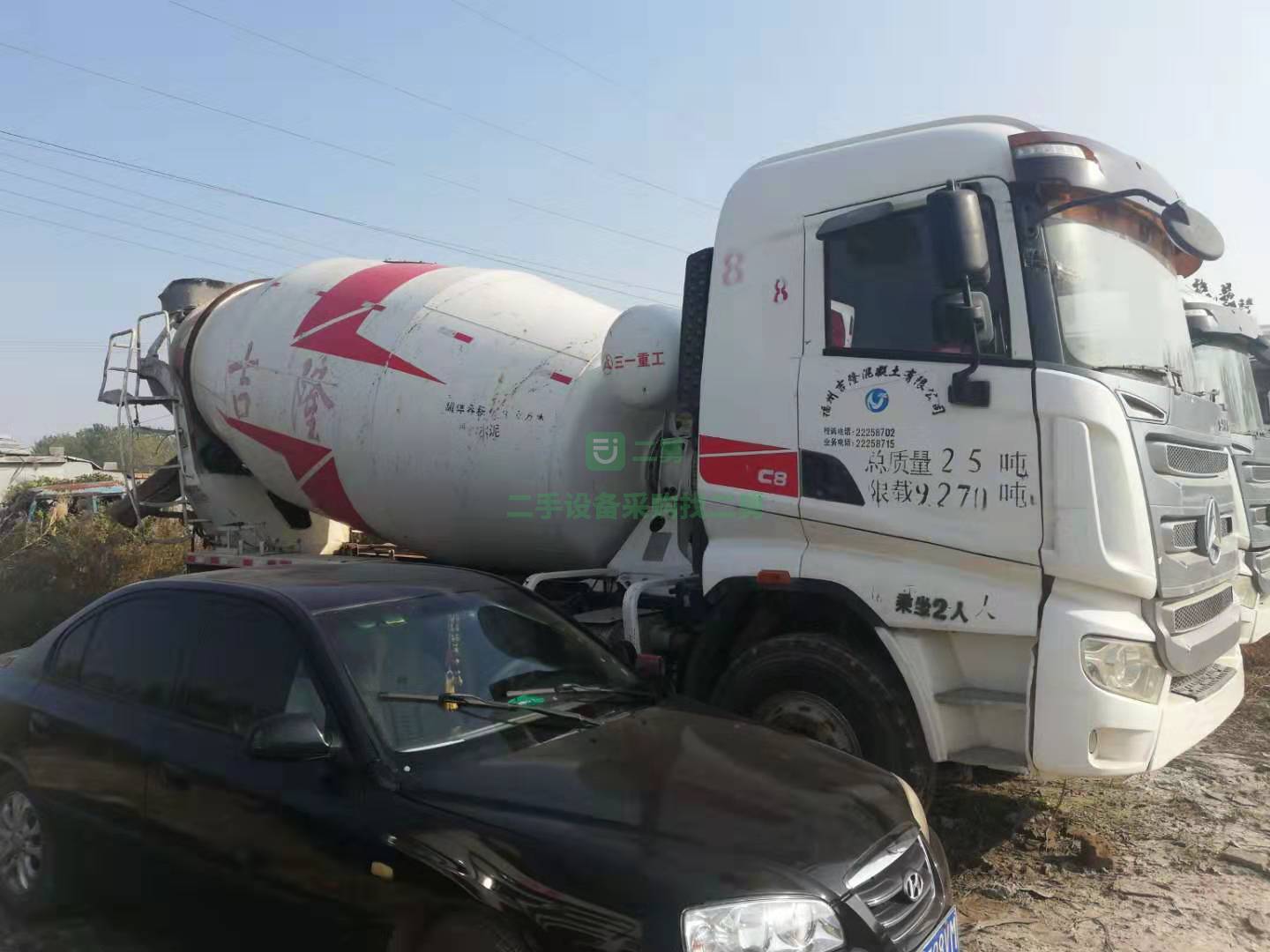 急售9成新攪拌車三一山東省濟寧市