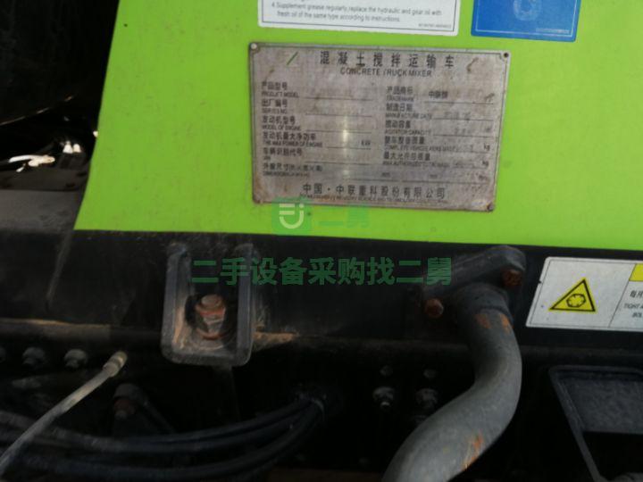 急售9成新輕量化混凝土攪拌罐車(chē)17年德龍輕量化10方罐德龍