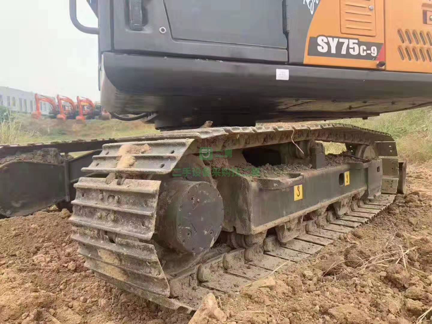 9成新三一75-9工地一手車，價格合適，車況一流，二手挖掘機