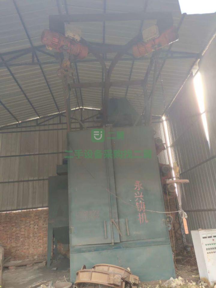 急售8成新雙吊鉤拋丸機3730河北省滄州市