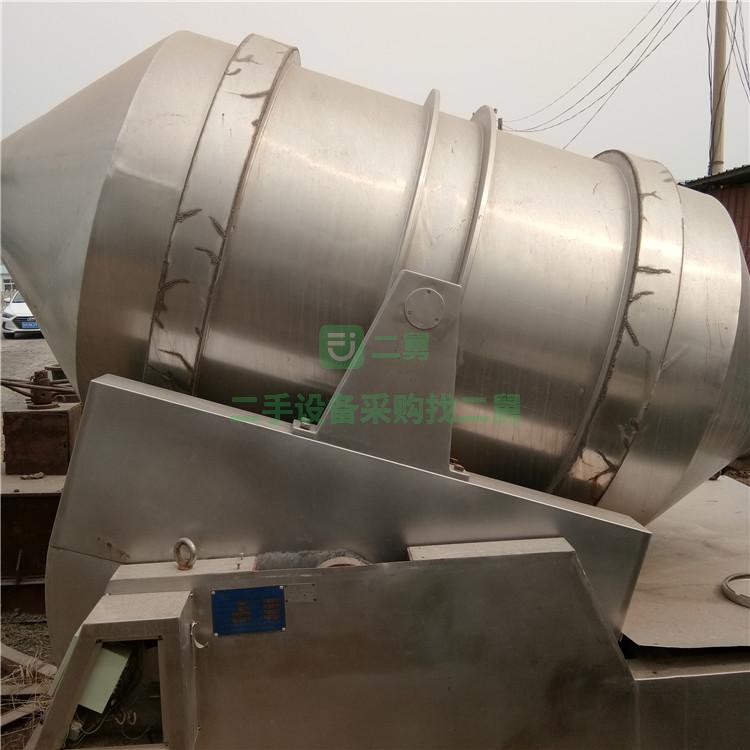 轉讓二手不銹鋼1000L錐形雙螺旋混合機   三維運動混合機