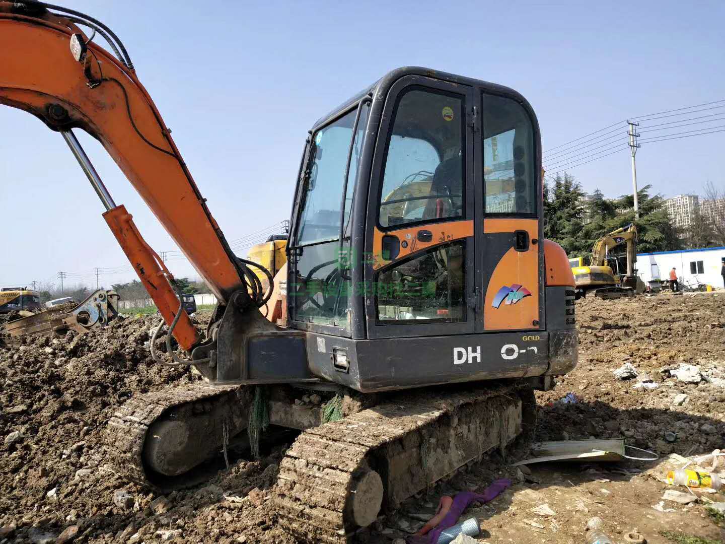 工地一手斗山60-7,極品車況,低價急售,二手挖掘機