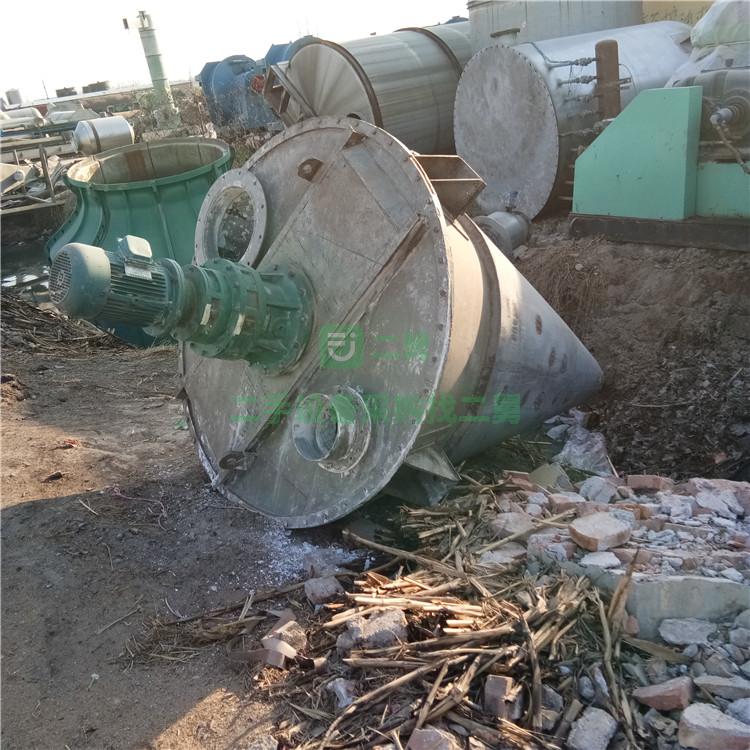 轉讓二手不銹鋼1000L錐形雙螺旋混合機   三維運動混合機