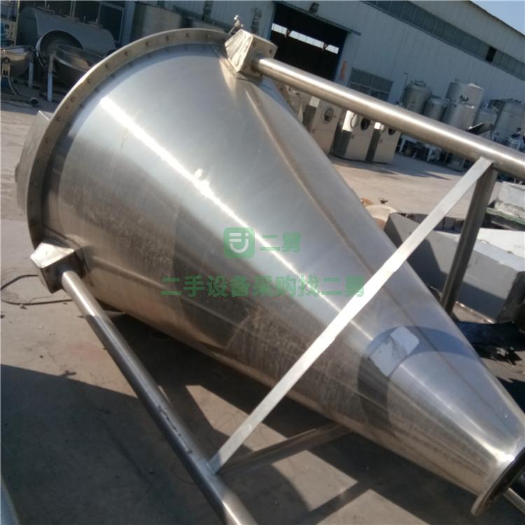 轉讓二手不銹鋼1000L錐形雙螺旋混合機   三維運動混合機