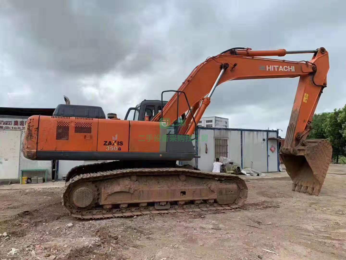 整車原版日立350-3G，車況完美，低價出售，二手挖掘機